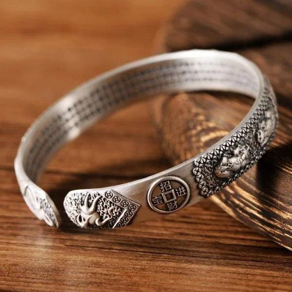 Bracelete PIXIU - Talismã Para Atrair Boa Sorte e Riqueza