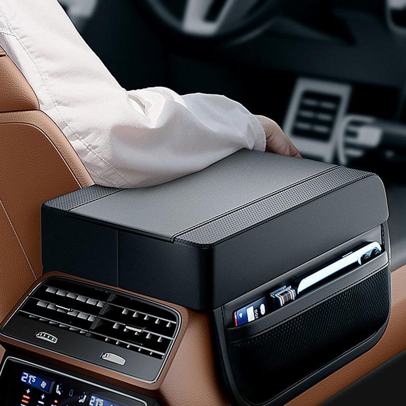 Apoio de Braço Em Couro com Porta Objetos Automotivo -DriveComfort