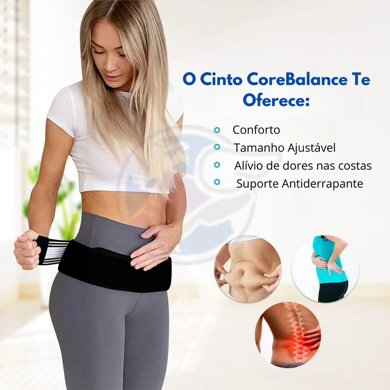 Cinto de Suporte Lombar Ortopédico
