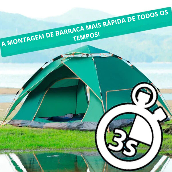 Barraca de Acampamento Dobrável (impermeável)