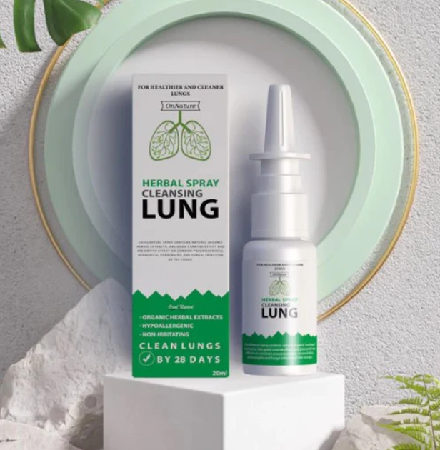 Spray Nasal HerbaBreathe - Cuidado natural para seus pulmões