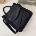 Bolsa Aveludada Cotelê