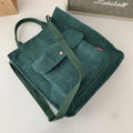 Bolsa Aveludada Cotelê