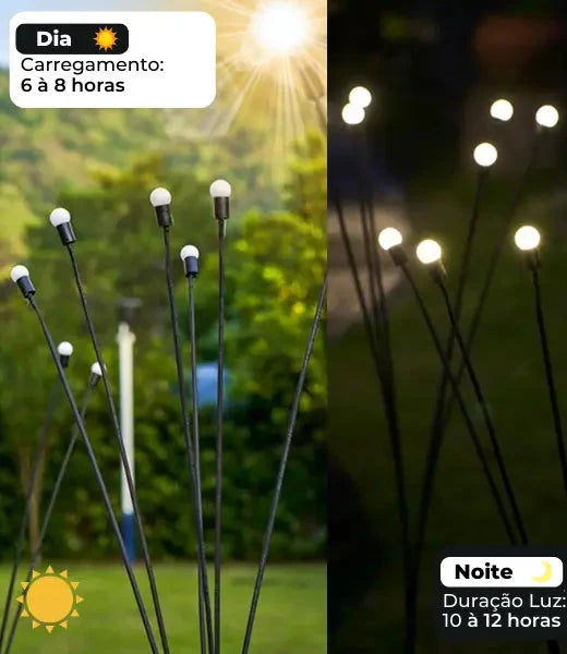 Luminária Solar para Jardim Vagalume Hitech