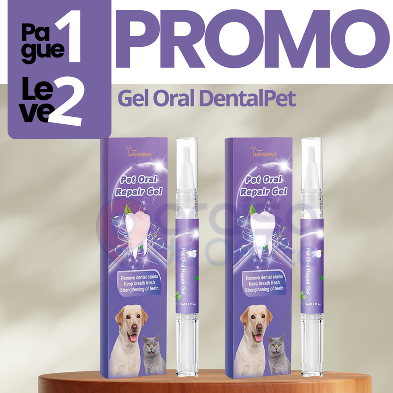 Gel Reparador Oral DentalPet - Compre1 Leve 2