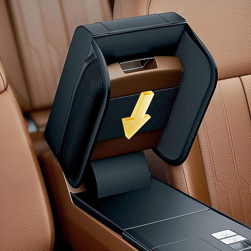 Apoio de Braço Em Couro com Porta Objetos Automotivo -DriveComfort