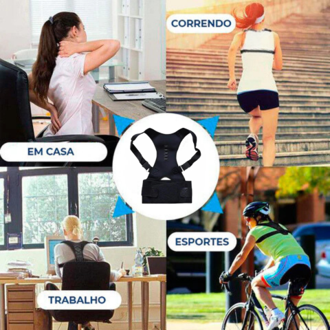 Corretor Postural Magnético Ortopédico