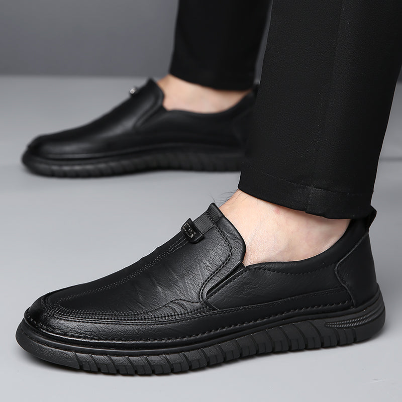 Sapato de Couro Masculino Ortopédico