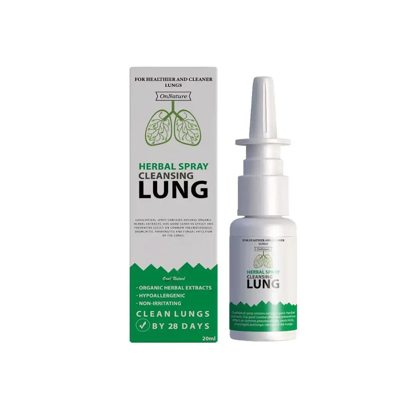 Spray Nasal HerbaBreathe - Cuidado natural para seus pulmões
