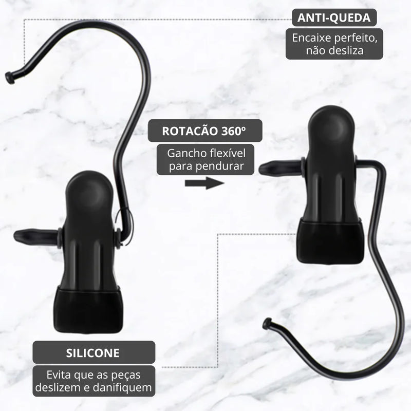 Prendedor de Roupas Antideslizantes SafeClip