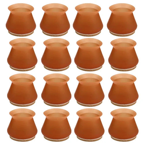 Protetor de Pé de Cadeira - Kit com 16 Peças